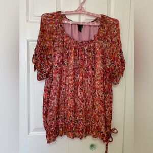 Lane Bryant Boho blouse Women’s Plus Size 22-24
Multi Color